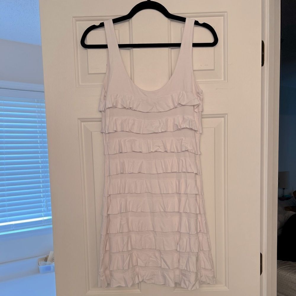 Express Ruffle Mini Bodycon Dress XS - Picture 4 of 4